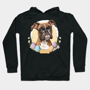 Boxer happy easter day Hoodie